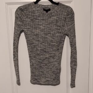 Banana Republic Gray Ribbed Sweater